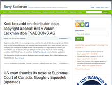 Tablet Screenshot of barrysookman.com